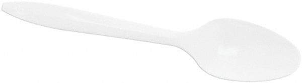 DART - Dart Style Setter Mediumweight Plastic Teaspoons - White - Apex Tool & Supply