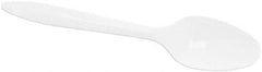 DART - Dart Style Setter Mediumweight Plastic Teaspoons - White - Apex Tool & Supply