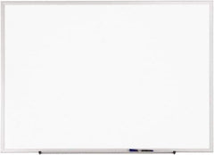 Quartet - 18" High x 24" Wide Erasable Melamine Marker Boards - Anodized Aluminum, 18-7/8" Deep, Includes One Quartet Dry-Erase Marker & Attachable Accessory Tray & Mounting Hardware - Apex Tool & Supply