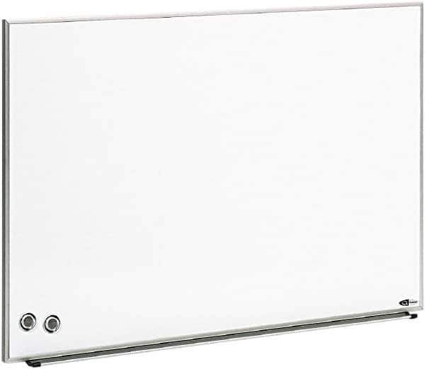 Quartet - 23" High x 34" Wide Enameled Steel Magnetic Marker Board - Aluminum Frame, 1-1/4" Deep, Includes Accessory Tray/Rail, One Dry-Erase Marker & Magnets & Mounting Kit - Apex Tool & Supply