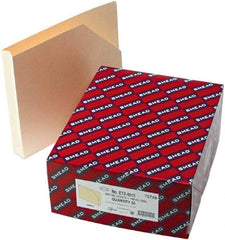 Samsill - 8-1/2 x 11", Letter Size, Manila, File Jackets/Sleeve/Wallet with Expanding End Tab Jacket - 11 Point Stock, Straight Tab Cut Location - Apex Tool & Supply