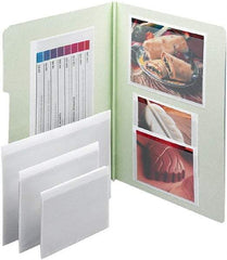 Samsill - 5-5/16x3-5/8", Card, Clear, Label Holder Binder - 11 Point Stock - Apex Tool & Supply