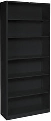 Hon - 5 Shelf, 60-1/8" High x 36" Wide Bookcase - 11" Deep, Laminated, Mahogany - Apex Tool & Supply