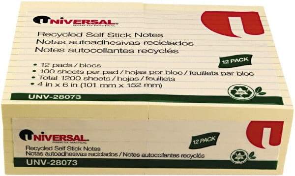 UNIVERSAL - Self-Stick Note & Page Flag Dispensers Size: 4" x 6" - Apex Tool & Supply