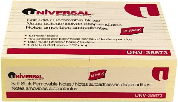 UNIVERSAL - Self-Stick Note & Page Flag Dispensers Size: 4" x 6" - Apex Tool & Supply