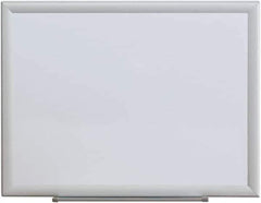 UNIVERSAL - 18" High x 24" Wide Erasable Melamine Marker Boards - Aluminum Frame, 25.8" Deep, Includes Mounting Kit - Apex Tool & Supply
