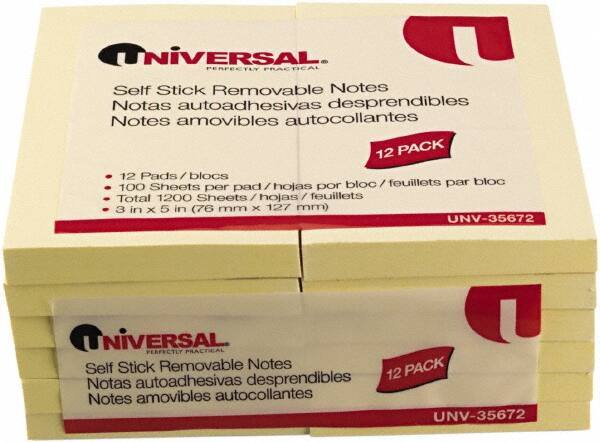 UNIVERSAL - Self-Stick Note & Page Flag Dispensers Size: 3" x 5" - Apex Tool & Supply