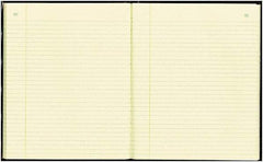 National Brand - 150 Sheet, 10-3/8 x 8-3/8", Record Rule Record/Account Book - Black & Burgundy - Apex Tool & Supply