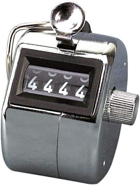 BATES - 4 Digit Wheel Display Tally Counters-Hand - Apex Tool & Supply