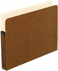 Pendaflex - 8-1/2 x 11", Letter Size, Red, Expandable File Folders with Top Tab Pocket - 11 Point Stock - Apex Tool & Supply