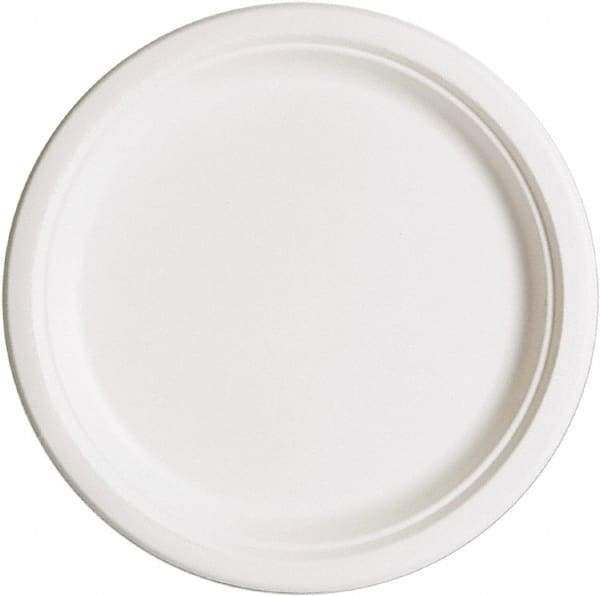 ECO PRODUCTS - Eco-Products Compostable Sugarcane Dinnerware, 10" Plate - White - Apex Tool & Supply
