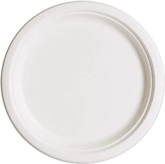 ECO PRODUCTS - Eco-Products Compostable Sugarcane Dinnerware, 10" Plate - White - Apex Tool & Supply