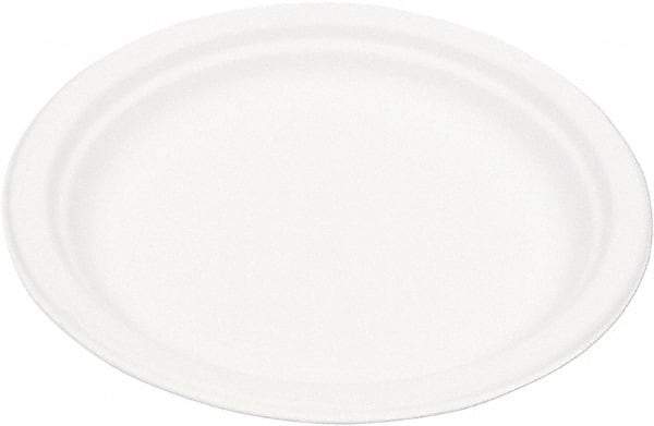 ECO PRODUCTS - Eco-Products Compostable Sugarcane Dinnerware, 9" Plate - White - Apex Tool & Supply