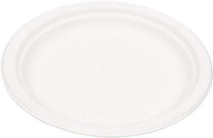 ECO PRODUCTS - Eco-Products Compostable Sugarcane Dinnerware, 9" Plate - White - Apex Tool & Supply