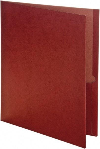 Earthwise by OXFORD - 8-1/2 x 11", Letter Size, Green, Pocket Folders - 11 Point Stock - Apex Tool & Supply