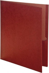 Earthwise by OXFORD - 8-1/2 x 11", Letter Size, Green, Pocket Folders - 11 Point Stock - Apex Tool & Supply