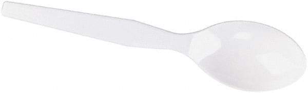 Dixie - Dixie Plastic Tableware, Heavy Mediumweight Teaspoons - White - Apex Tool & Supply