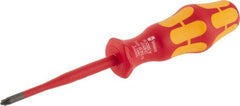Wera - #1, 7-1/4" OAL, Insulated Phillips Screwdriver - Apex Tool & Supply