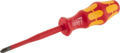 Wera - #2, 8-1/2" OAL, Insulated Phillips Screwdriver - Apex Tool & Supply
