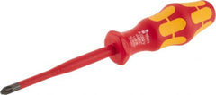 Wera - #2, 8-1/2" OAL, Insulated Phillips Screwdriver - Apex Tool & Supply