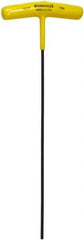 Bondhus - 7/64" Hex, T-Handle Cushion Grip, Hex Key - 9" OAL, Protanium High Torque Steel, Inch System of Measurement - Apex Tool & Supply