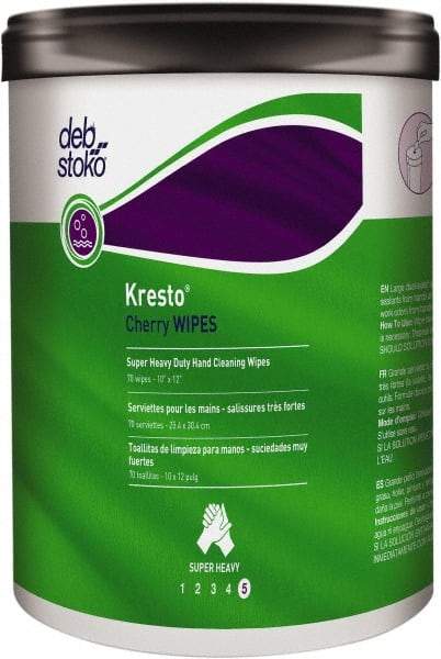 SC Johnson Professional - Pre-Moistened Textured Hand Cleaning Wipes - Center Pull, 12" x 10" Sheet Size, Red - Apex Tool & Supply