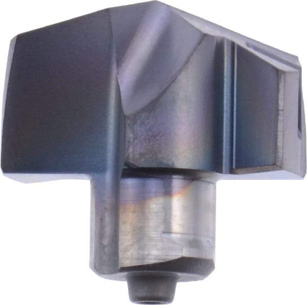 Iscar - Series ICP, 0.669" Diam Grade IC908 140° Replaceable Drill Tip - Carbide, TiAlN Finish - Apex Tool & Supply