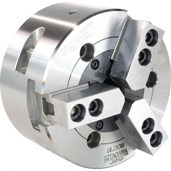 Kitagawa - Power Lathe Chucks Chuck Diameter (Decimal Inch): 6.0000 Number of Jaws: 3 - Apex Tool & Supply