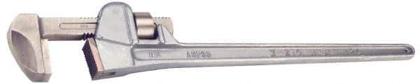 Ampco - 24" Aluminum Nonsparking Pipe Wrench - 4-1/4" Pipe Capacity - Apex Tool & Supply