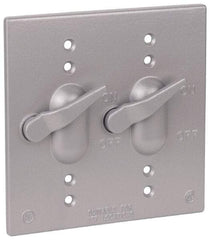 Thomas & Betts - Electrical Outlet Box Aluminum Switch Cover - Includes Gasket & Screw - Apex Tool & Supply