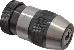 Accupro - JT2, 1/32 to 3/8" Capacity, Tapered Mount Drill Chuck - Keyless, 1.693" Sleeve Diam, 3.189" Open Length - Exact Industrial Supply