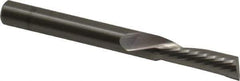 Onsrud - 1/4" Cutting Diam x 3/4" Length of Cut, 1 Flute, Downcut Spiral Router Bit - Uncoated, Right Hand Cut, Solid Carbide, 2-1/2" OAL x 1/4" Shank Diam, Single Edge, 22° Helix Angle - Apex Tool & Supply