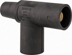 Leviton - 3R NEMA Rated, 600 Volt, 400 Amp, Female-Male-Male, Cam Type, Paralleling Tee - Black - Apex Tool & Supply