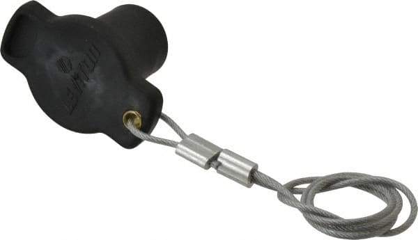 Leviton - 3R NEMA Rated, Male, Black Single Pole Protective Cap - For Use with Female Plug, CSA Certified, UL Listed - Apex Tool & Supply