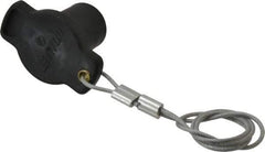 Leviton - 3R NEMA Rated, Male, Black Single Pole Protective Cap - For Use with Female Plug, CSA Certified, UL Listed - Apex Tool & Supply