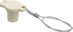 Leviton - 3R NEMA Rated, Male, White Single Pole Protective Cap - For Use with Female Plug, CSA Certified, UL Listed - Apex Tool & Supply