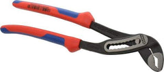 Knipex - 10" OAL, 1" Jaw Length, Adjustable Pliers - Self Gripping Jaw, Standard Head, Comfort Grip Handles - Apex Tool & Supply