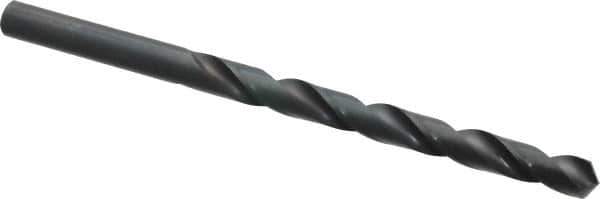 Cleveland - Letter D 118° High Speed Steel Jobber Drill - Oxide Finish, Right Hand Cut, Spiral Flute, Straight Shank, 4" OAL, Standard Point - Apex Tool & Supply