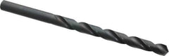 Cleveland - Letter D 118° High Speed Steel Jobber Drill - Oxide Finish, Right Hand Cut, Spiral Flute, Straight Shank, 4" OAL, Standard Point - Apex Tool & Supply