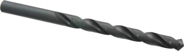 Cleveland - Letter L 118° High Speed Steel Jobber Drill - Oxide Finish, Right Hand Cut, Spiral Flute, Straight Shank, 4-1/4" OAL, Standard Point - Apex Tool & Supply