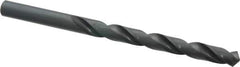 Cleveland - Letter L 118° High Speed Steel Jobber Drill - Oxide Finish, Right Hand Cut, Spiral Flute, Straight Shank, 4-1/4" OAL, Standard Point - Apex Tool & Supply