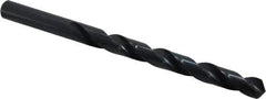 Cleveland - Letter Q 118° High Speed Steel Jobber Drill - Oxide Finish, Right Hand Cut, Spiral Flute, Straight Shank, 4-3/4" OAL, Standard Point - Apex Tool & Supply