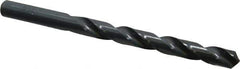 Cleveland - Letter T 118° High Speed Steel Jobber Drill - Oxide Finish, Right Hand Cut, Spiral Flute, Straight Shank, 4-7/8" OAL, Standard Point - Apex Tool & Supply