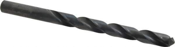 Cleveland - Letter U 118° High Speed Steel Jobber Drill - Oxide Finish, Right Hand Cut, Spiral Flute, Straight Shank, 5" OAL, Standard Point - Apex Tool & Supply