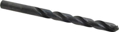 Cleveland - Letter U 118° High Speed Steel Jobber Drill - Oxide Finish, Right Hand Cut, Spiral Flute, Straight Shank, 5" OAL, Standard Point - Apex Tool & Supply