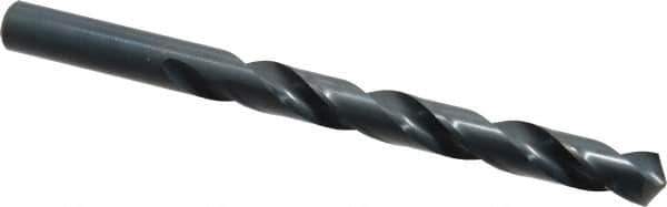 Cleveland - Letter Z 118° High Speed Steel Jobber Drill - Oxide Finish, Right Hand Cut, Spiral Flute, Straight Shank, 5-1/4" OAL, Standard Point - Apex Tool & Supply