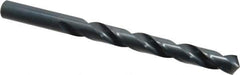 Cleveland - Letter Z 118° High Speed Steel Jobber Drill - Oxide Finish, Right Hand Cut, Spiral Flute, Straight Shank, 5-1/4" OAL, Standard Point - Apex Tool & Supply