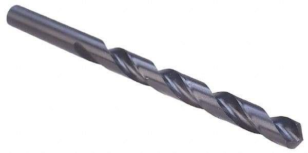 Chicago-Latrobe - 0.5mm 118° High Speed Steel Jobber Drill - Oxide Finish, Right Hand Cut, Spiral Flute, Straight Shank, 22mm OAL, Standard Point - Apex Tool & Supply
