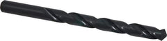Cleveland - 13/32" 118° High Speed Steel Jobber Drill - Oxide Finish, Right Hand Cut, Spiral Flute, Straight Shank, 5-1/4" OAL, Standard Point - Apex Tool & Supply