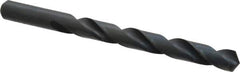 Cleveland - 15/32" 118° High Speed Steel Jobber Drill - Oxide Finish, Right Hand Cut, Spiral Flute, Straight Shank, 5-3/4" OAL, Standard Point - Apex Tool & Supply